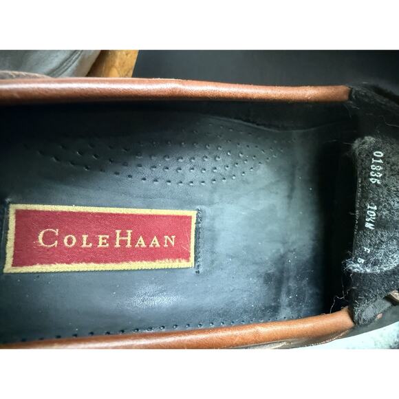 Mens Cole Haan Country 2-Tone Leather Kilt Tassel Loafers Shoes Size 10.5 M main image 5